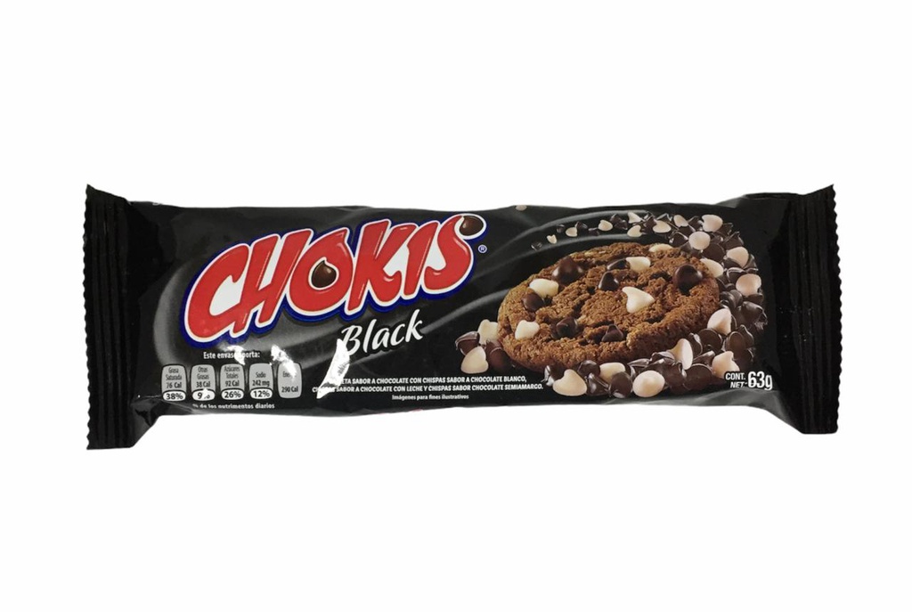 GALLETA CHOKIS NEGRA 63GR GAME