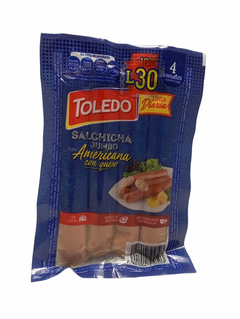 SALCHICHA TIPO AMERICANO 260G 