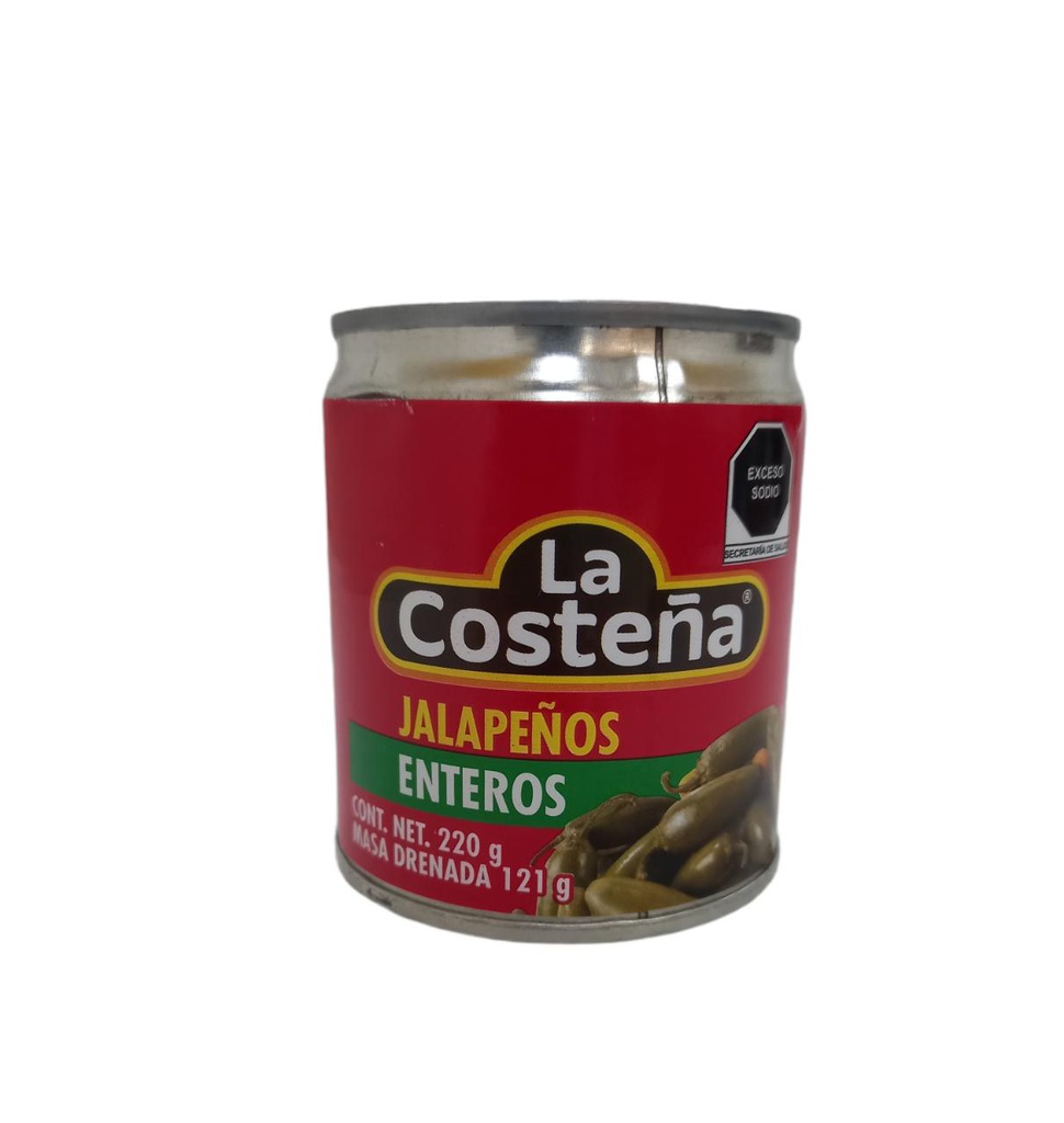 CHILE JALAPEÑO LA COSTEÑA 220G