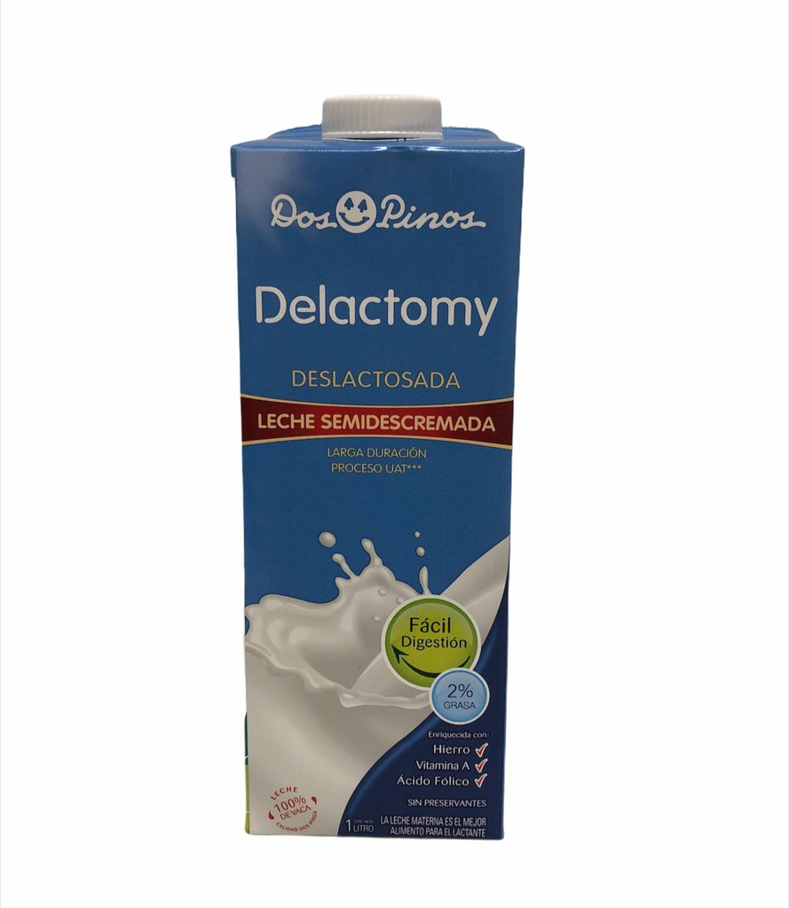 LECHE DOS PINOS DELACTOMY SEMI 1LT