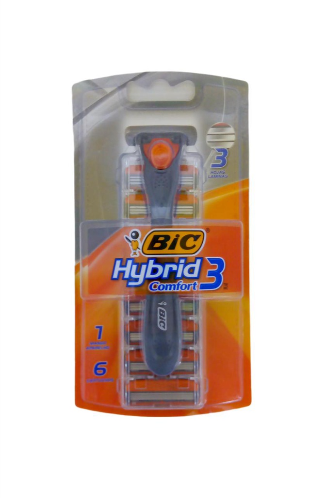 RASURADORA BIC HYBRID 3 CON RE