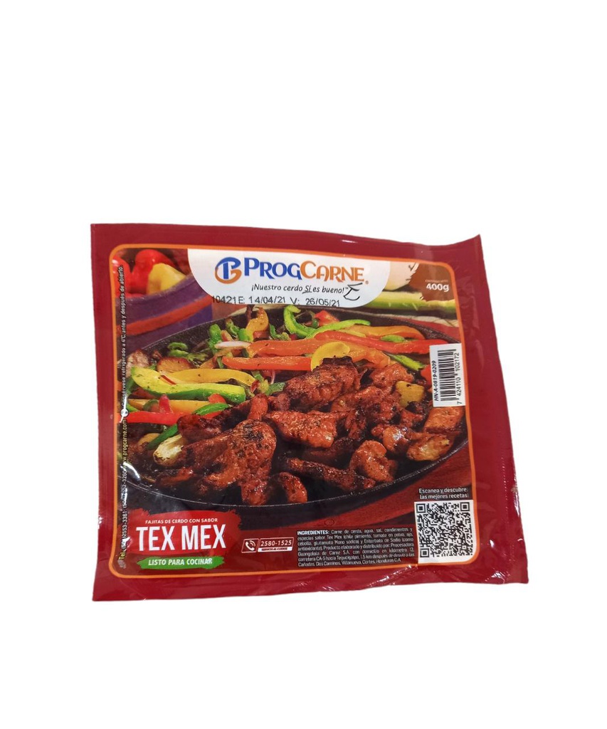 FAJITAS CERDO SABOR TEX MEX 40