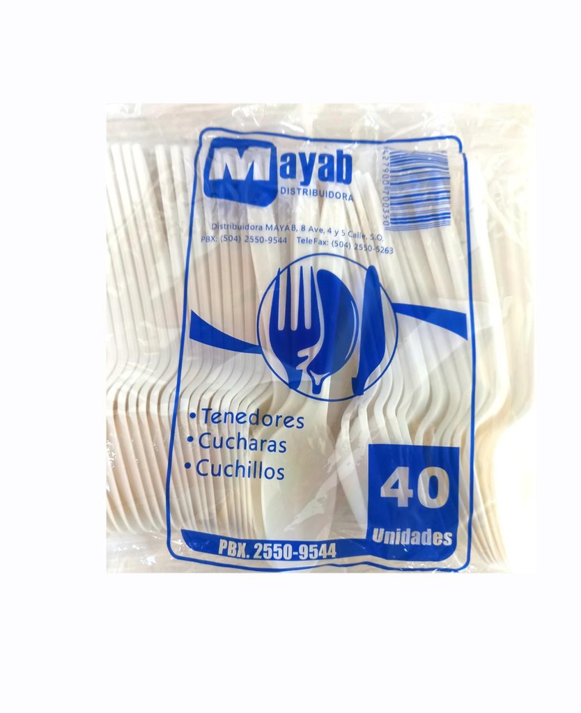 CUCHARA MAYAB 40 UDS