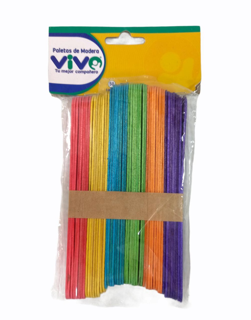 PALETAS MAD D/COLOR JUMBO 50PZ