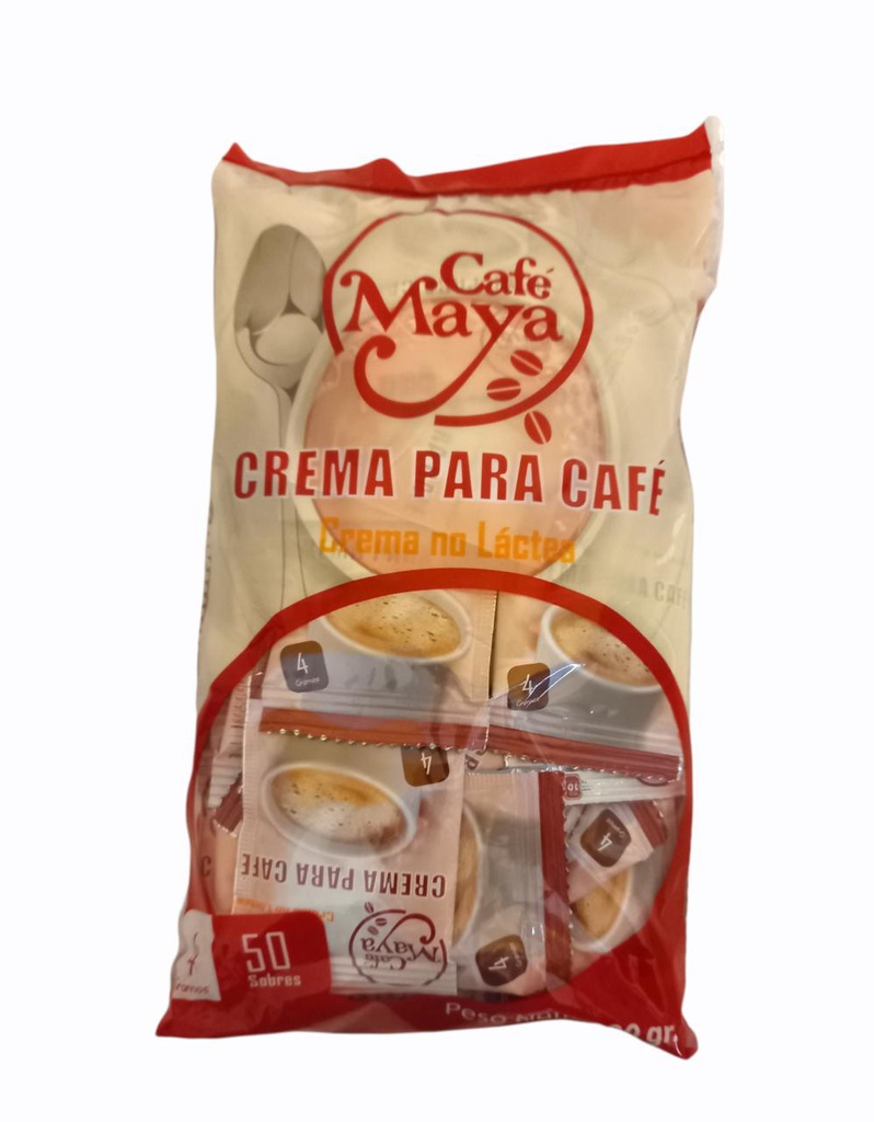 CREMA PARA CAFE NO LACTEA 50UN