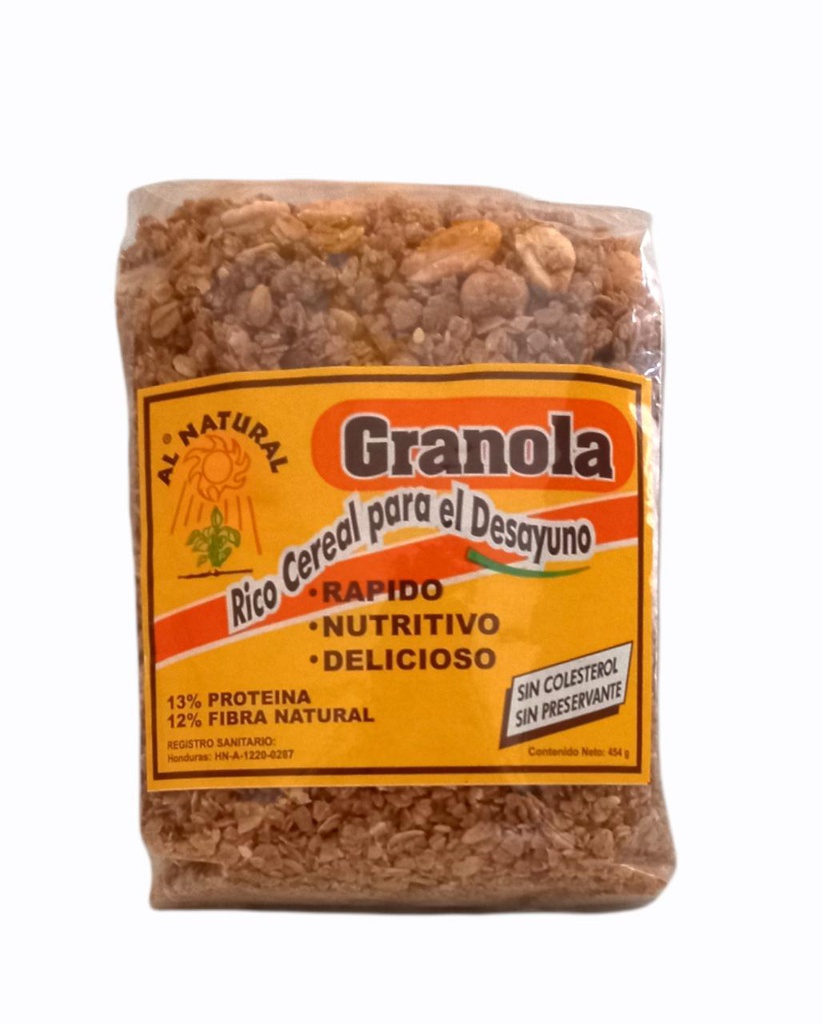 GRANOLA  AL NATURAL 454 GRAMOS