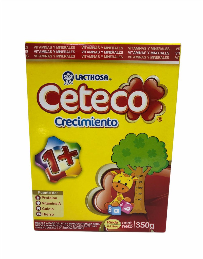 LECHE CETECO ENT  1+ CJTA 350G