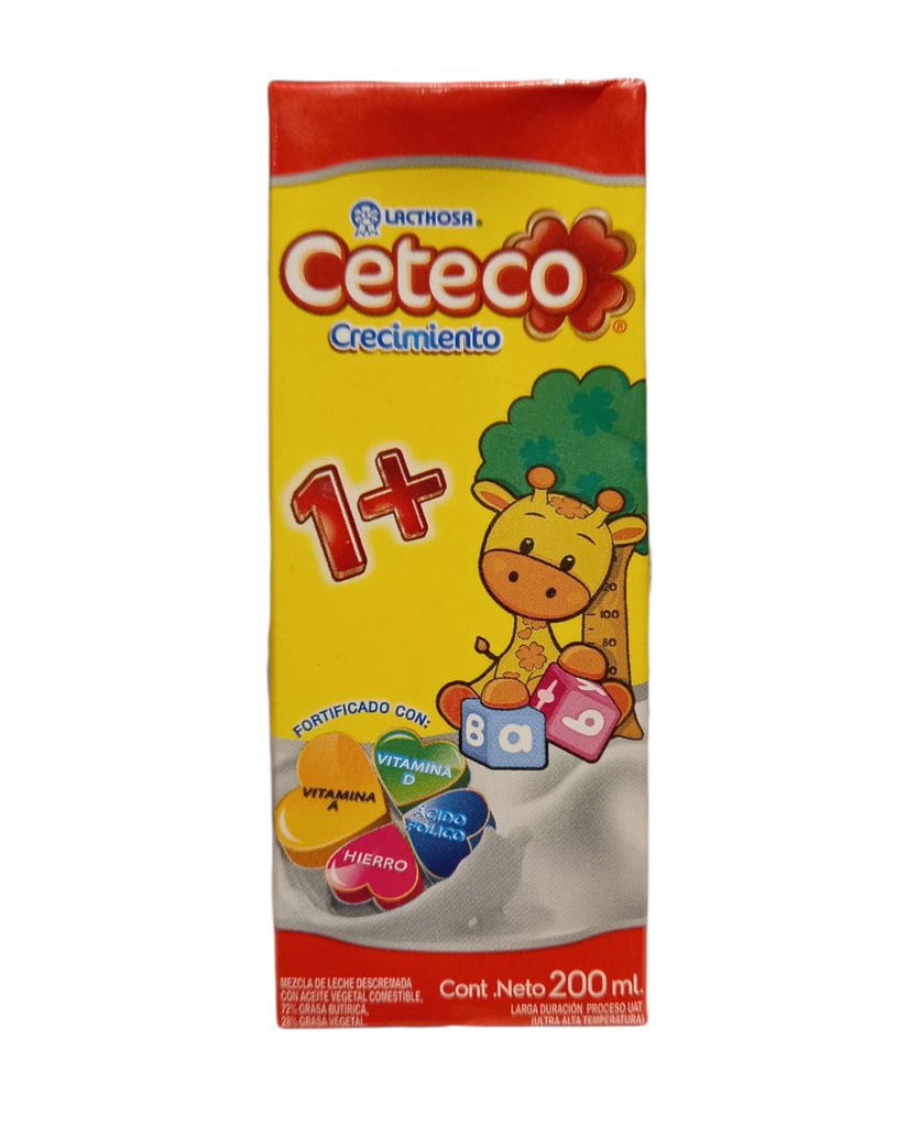 LECHE EN CAJITA CETECO LIQUIDO 1+ CRECIMIEN 200M