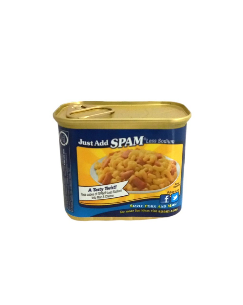 SPAM 25% LESS SODIUM 340G PRIC