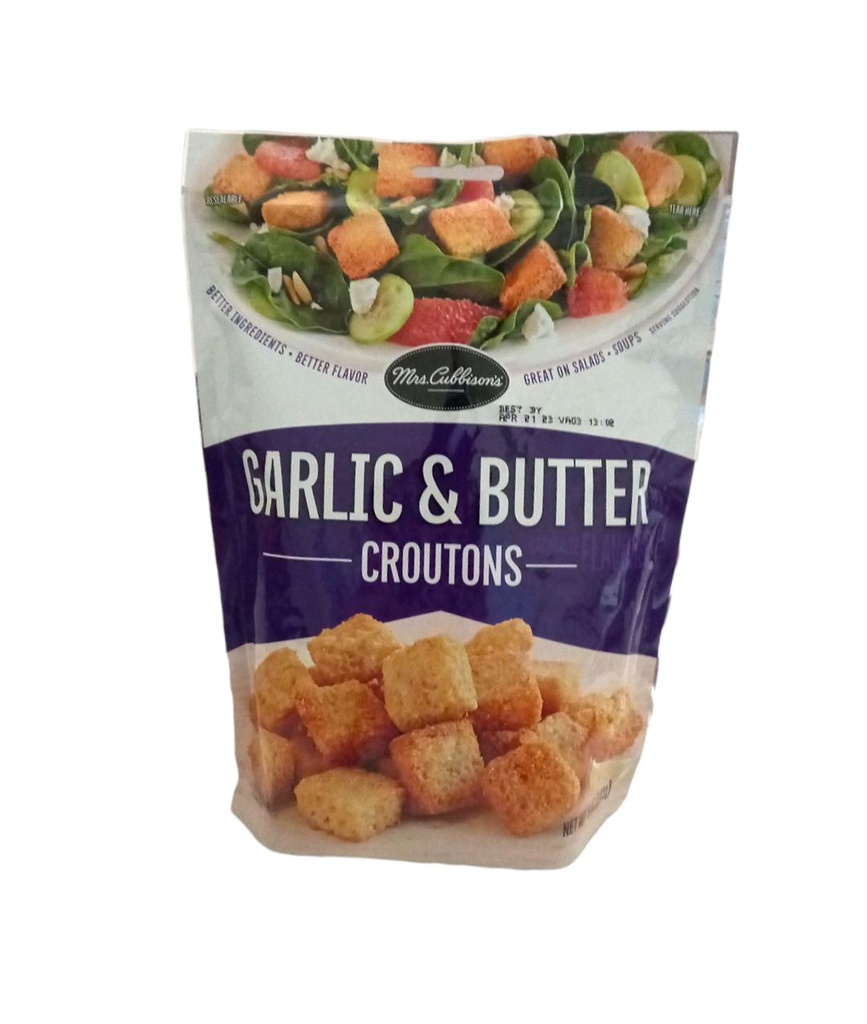 GARLIC CROUTONS BUTTER 141 G