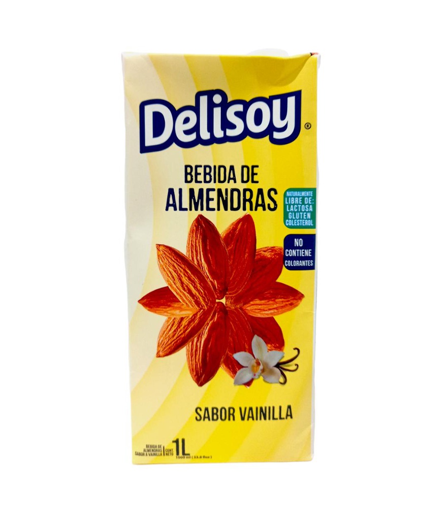 DELISOY EN CAJA ALMENDRAS VAINILLA 1LT