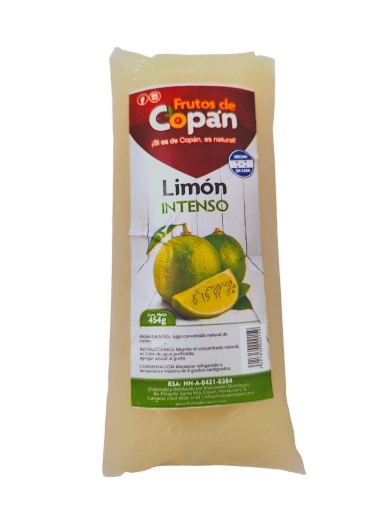FRUTOS DE COPAN LIMON 454GR