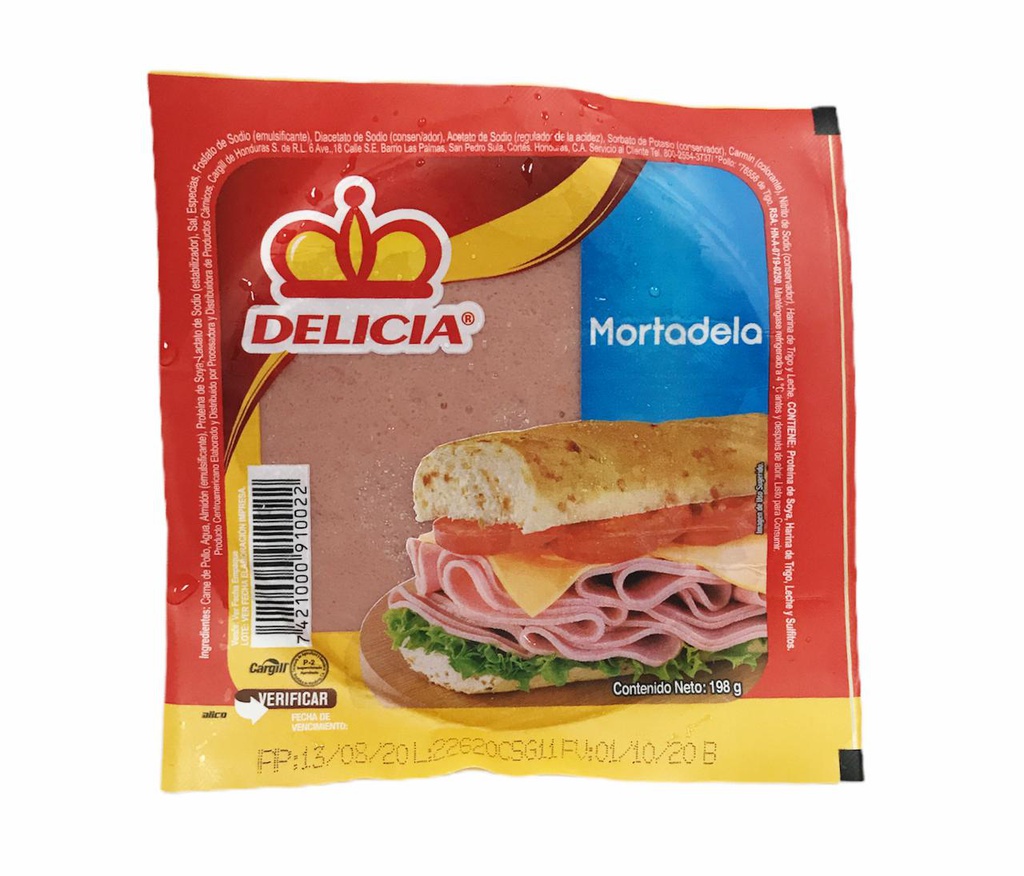 MORTADELA DELICIA 198 G 