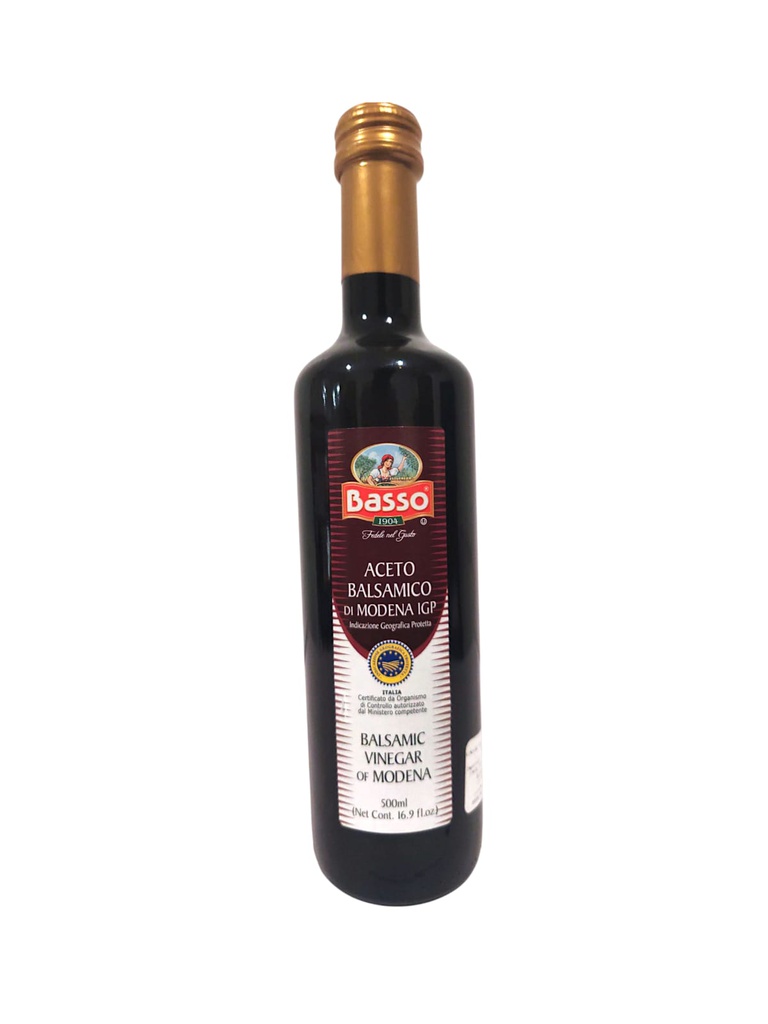VINAGRE BALSAMICO BASSO 500ML 