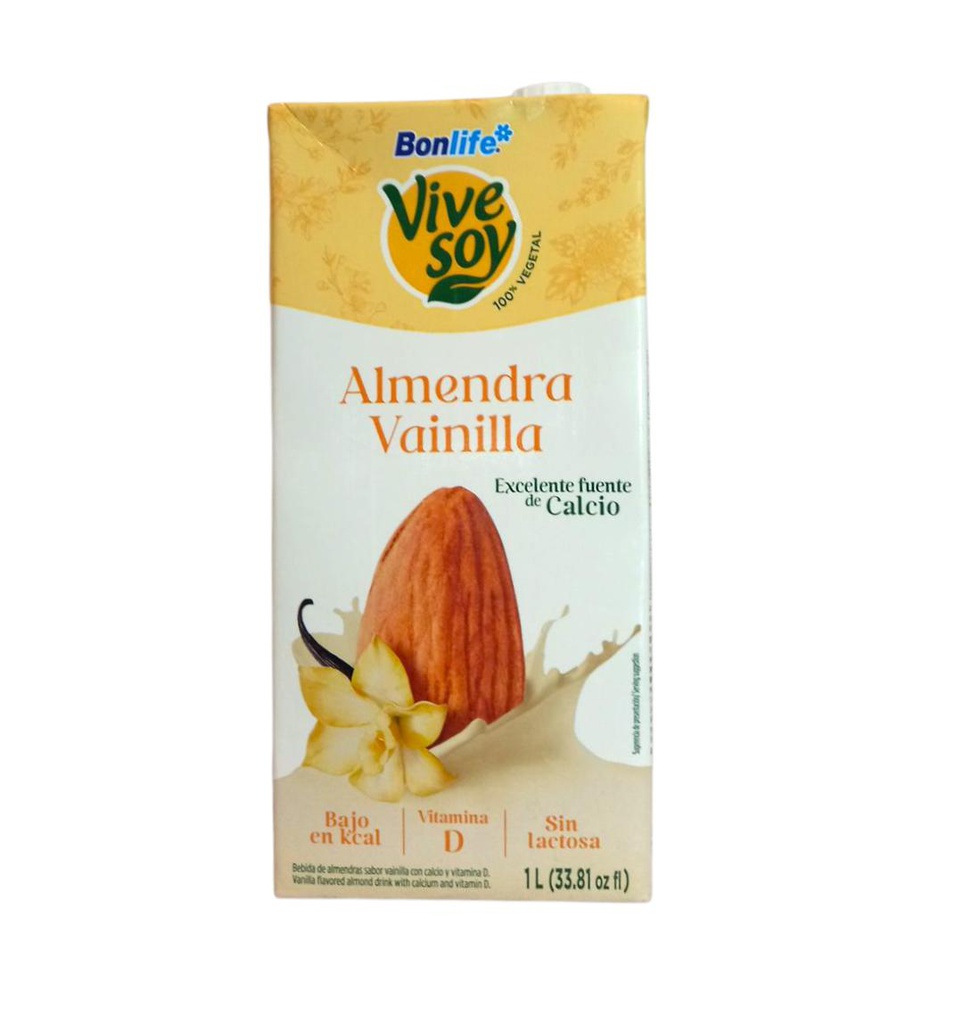 LECHE EN CAJA ALMENDRA VAINILLA 1L