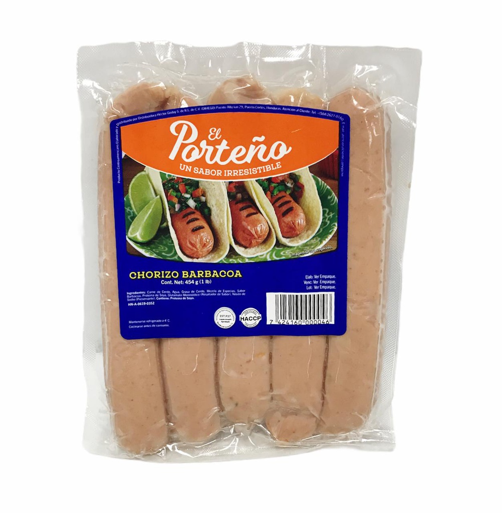 CHORIZO BARBACOA EL PORTENO 45