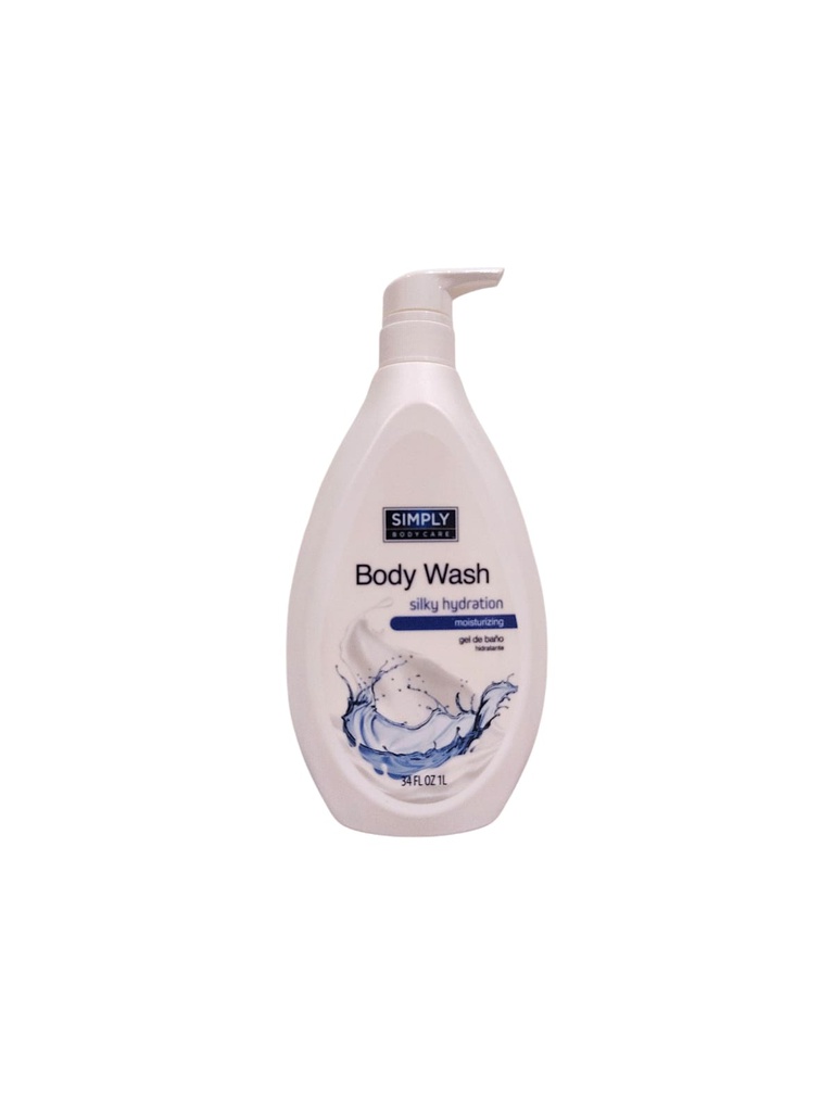 BODY WASH SIMPLY SILKY HYDR 1L
