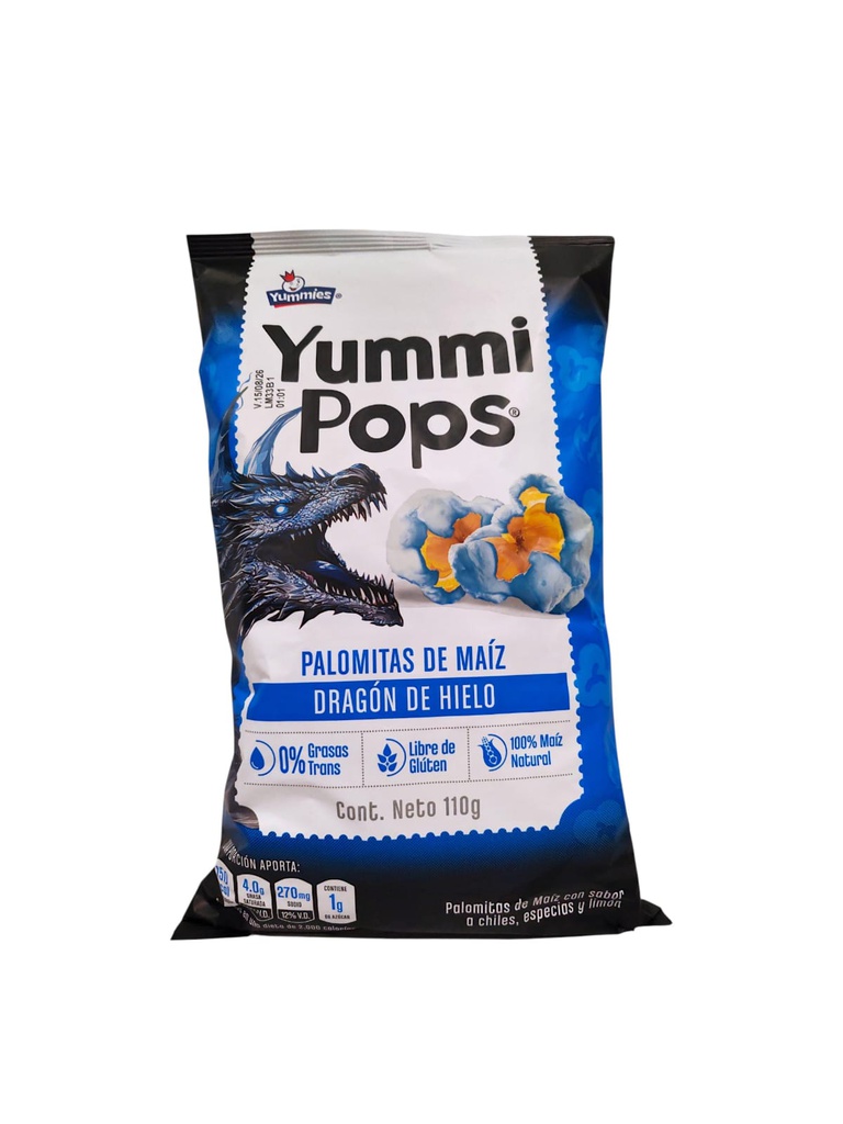 YUMMIPOPS DRAGON DE HIELO 110G
