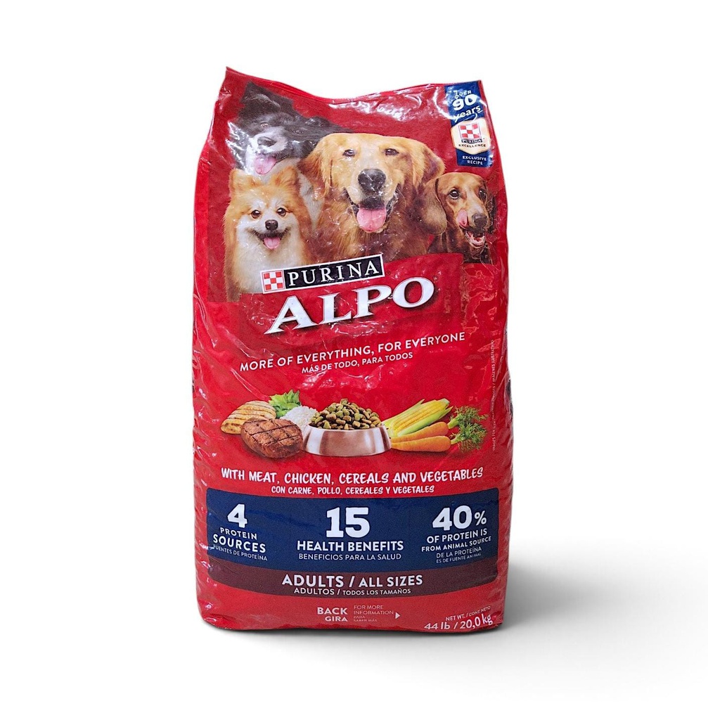 ALPO CARNE CON VEGETAL 20KG