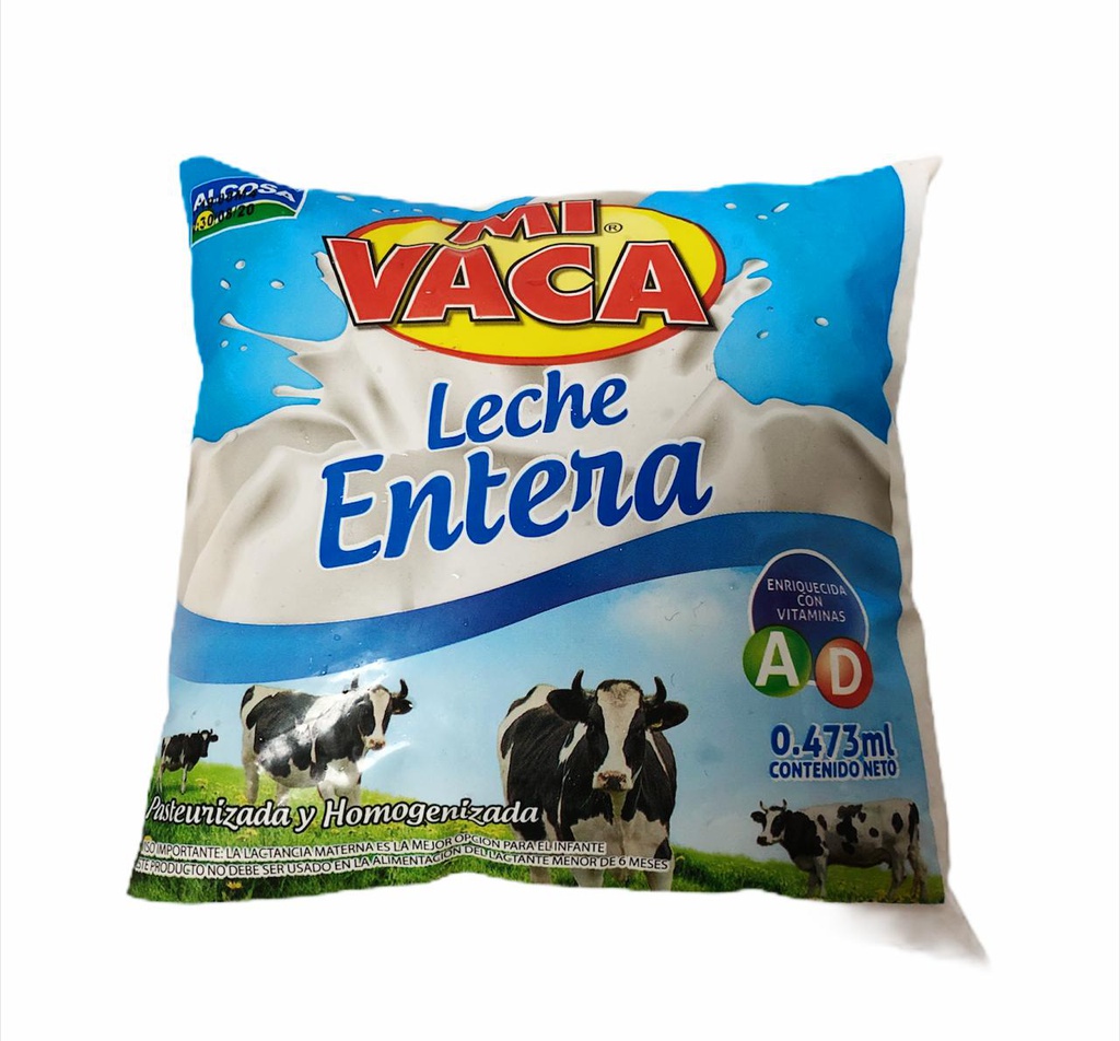 LECHE MI VACA EN BOLSA 1/2 LT