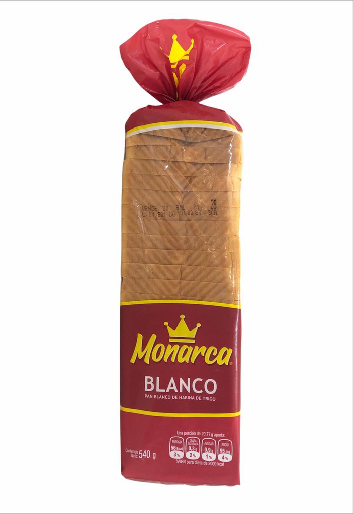 PAN MOLDE MONARCA 540 G 