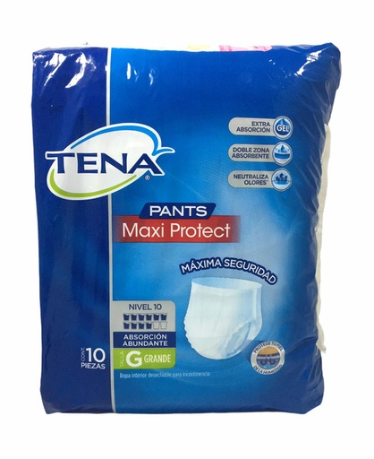 [7501019056994] PANTS TENA GRANDE UNISEX 10 UN