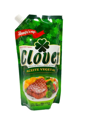 [7421001603282] ACEITE CLOVER DOY PACK 410ML