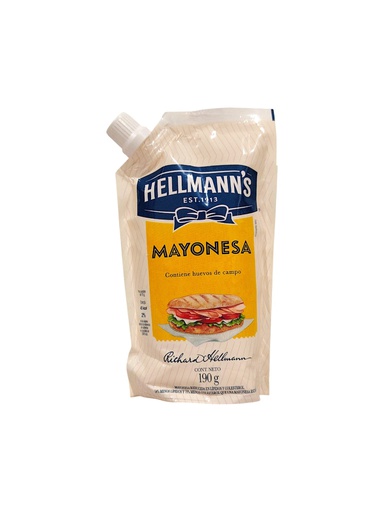 [747627100248] MAYONESA HELLMANNS 190GR 