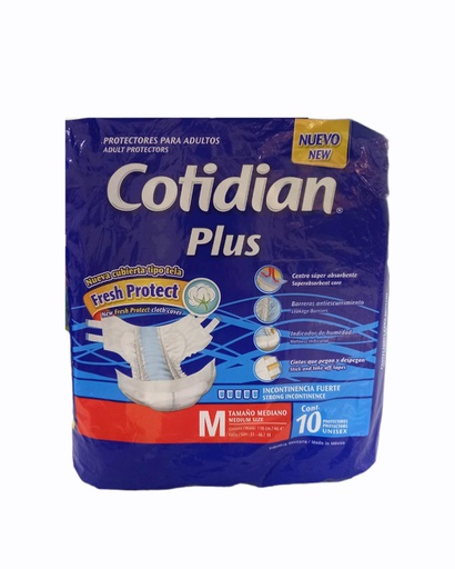 [099072101913] PAÑAL COTIDIAN PLUS TIPO TELA