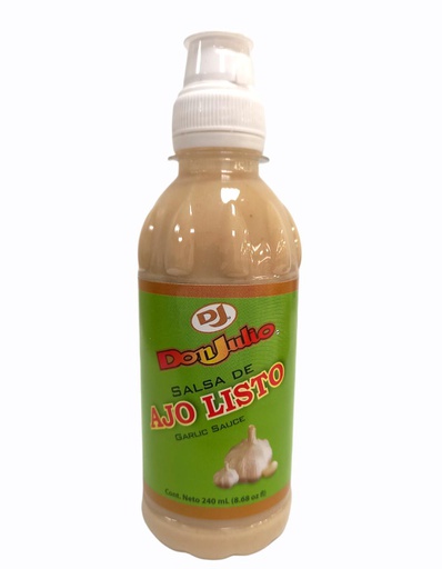 [714258014985] SALSA DE AJO DON JULIO 240 ML