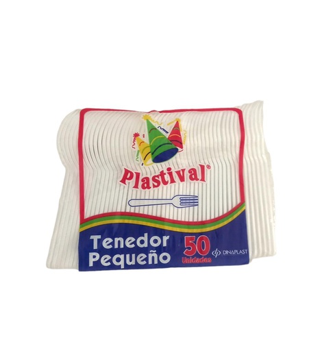 [763910000019] TENEDOR PLASTIVAL 50UNDS 