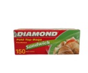BOLSAS DIAMOND P/SANDWICH 150U