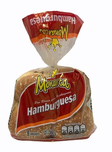 [7441029501148] PAN PARA HAMBURGUESA MONARCA S