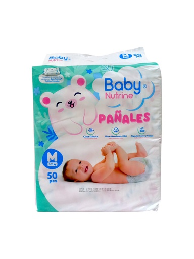 [7421002045876] PAÑALES BABY NUTRINE TALLA M