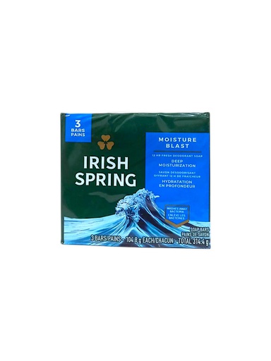 [035000141064] JABON IRISH SPRING 3PACK MOIST