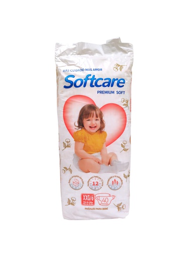 [6954574902793] PAÑAL SOFTCARE XXG/6  40 PAÑAL