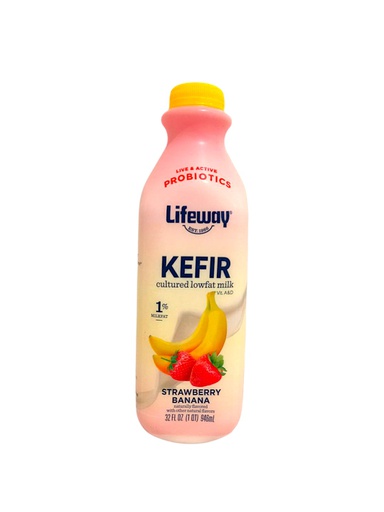 [017077107327] KEFIR LOW FAT MILKSTRAWB 32OZ