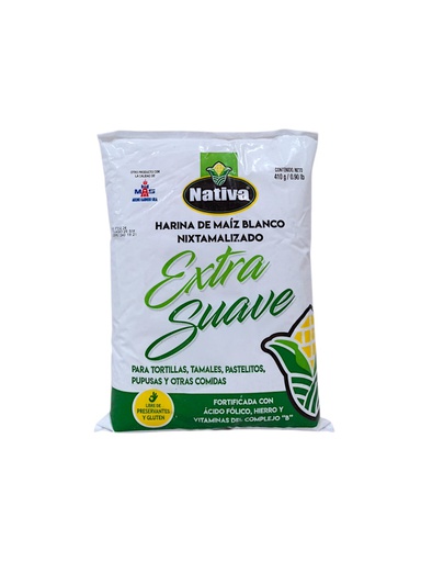[7421002470142] NATIVA  DE MAIZ BLANCO 410G