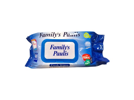[6934998126470] TOALLITA HUMEDA FAMILY PAULIS