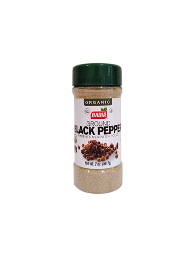 [033844001728] BLACK PEPPER POLVO BADIA 2 ONZ