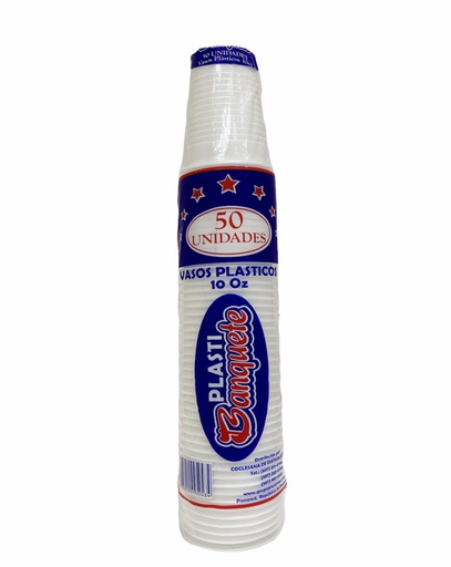[7452100950434] VASO #10 PLASTIBANQUETE 50UN