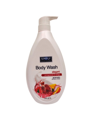 [840180200797] BODY WASH SIMPLY POMEGRANAT 1L