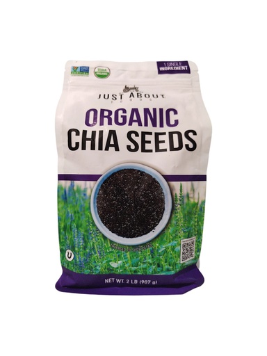 [850029345893] CHIA ORGANICA JUST ABOUT 2LB