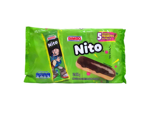 [7441029528008] PAQ NITO 5 UNIDADES BIMBO 195G