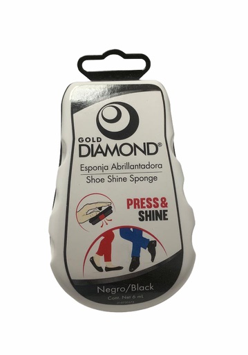 [734474505012] ESPONJA DIAMOND P/CALZADO NEGR