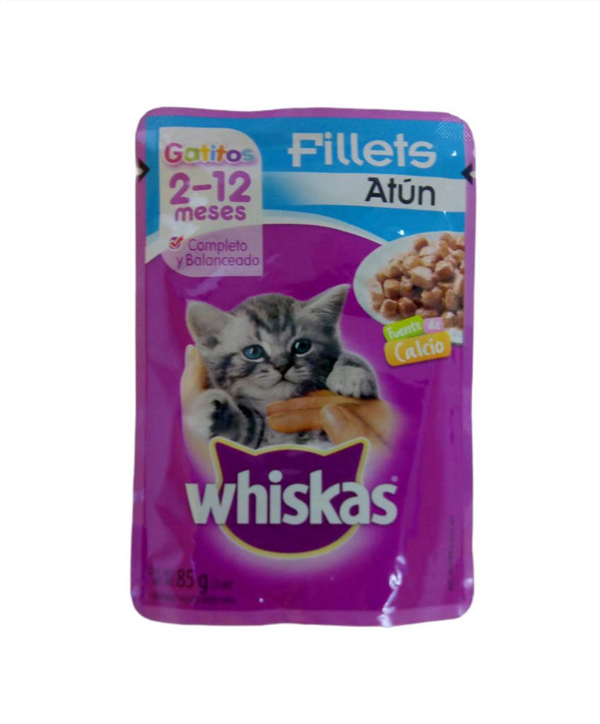 WHISKAS FILLETS ATUN 85G