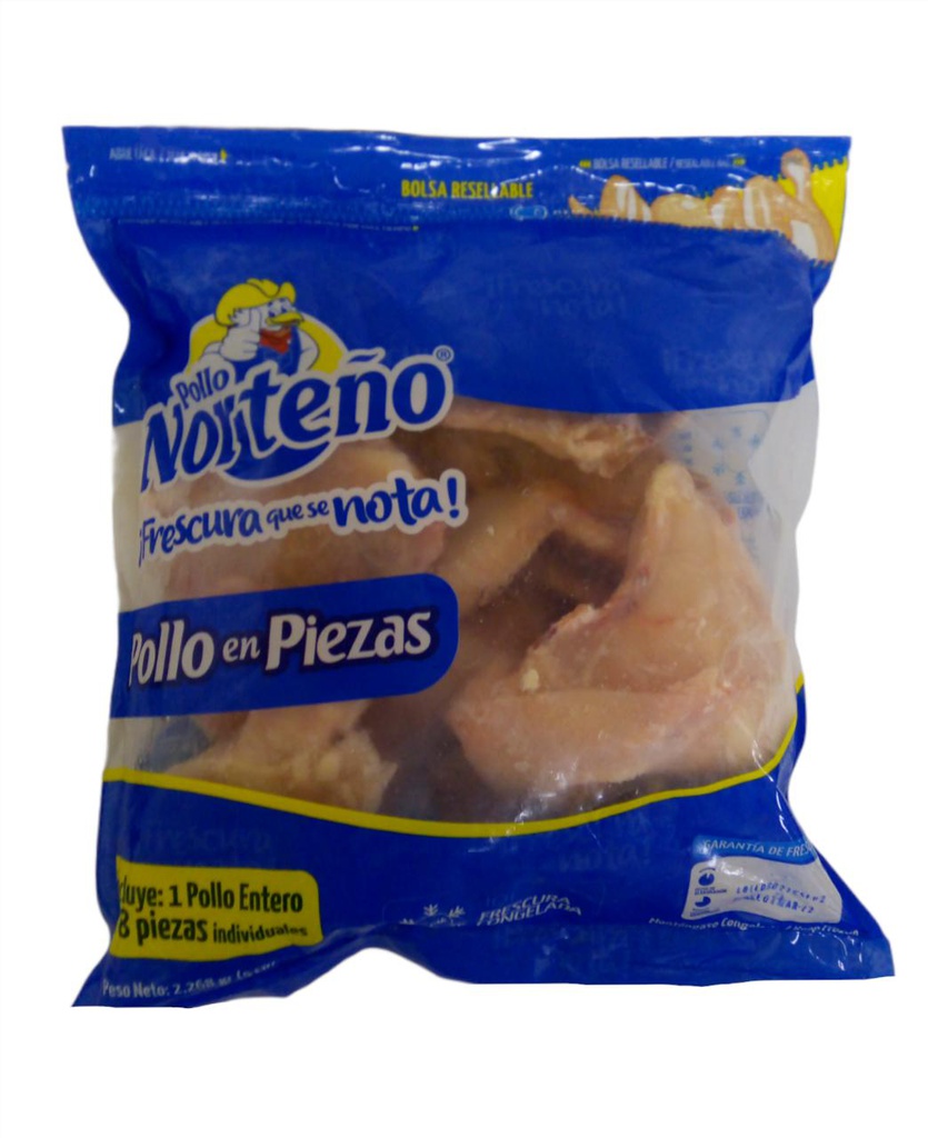POLLO EN PIEZAS CONGELADO POR LIBRA