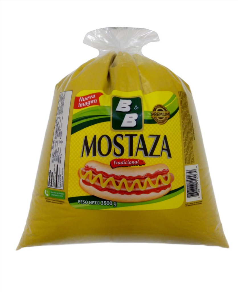MOSTAZA TRADICIONAL B&amp;B BOLSA