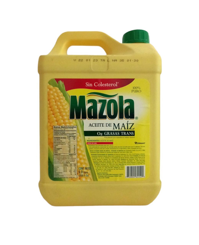 ACEITE DE MAIZ MAZOLA 5 LITROS