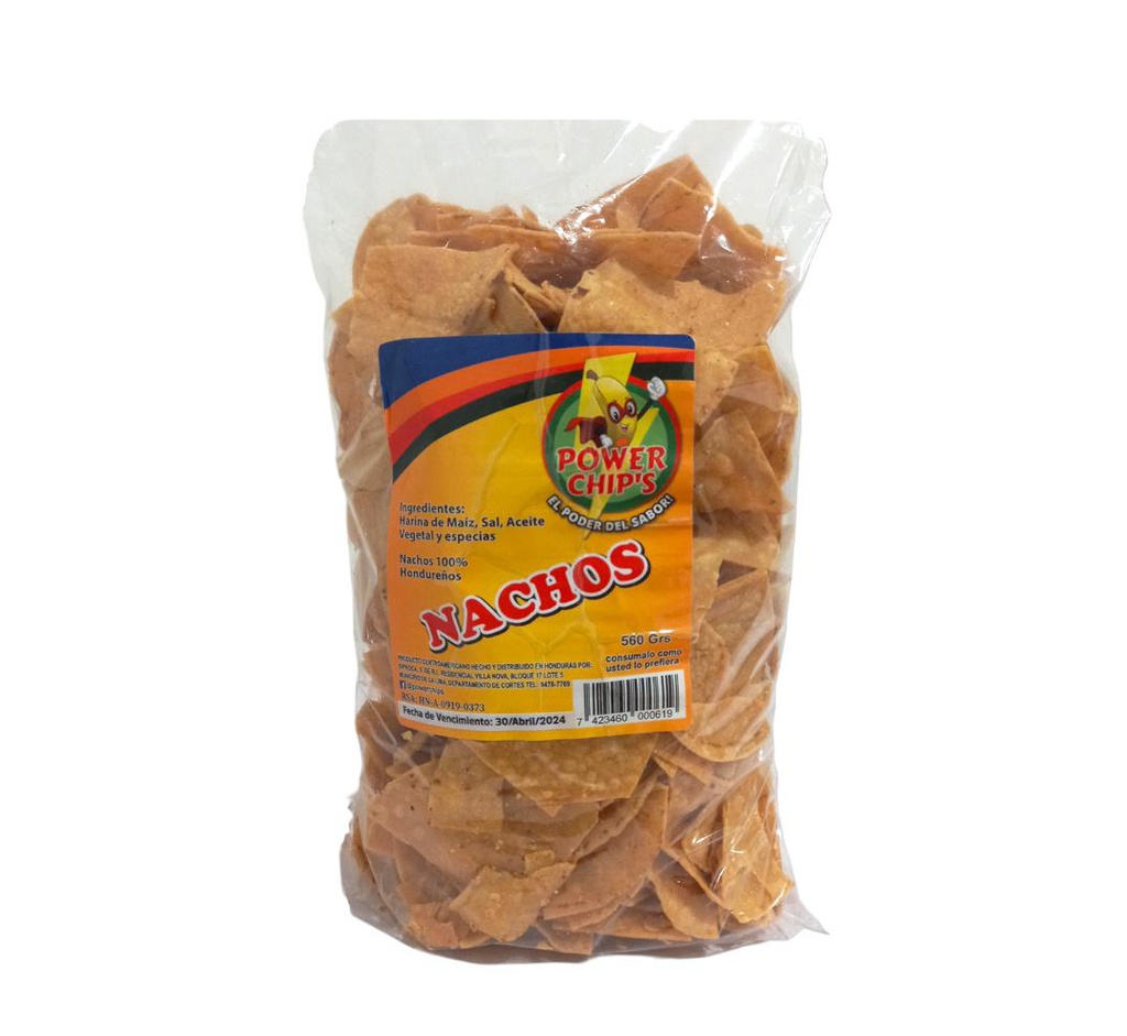 NACHOS POWER CHIPS 560GR